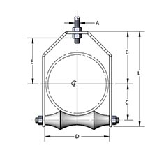 Copper Tube Split Ring Extension Hanger