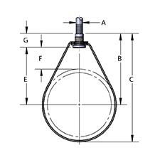 adjustable swivel ring hanger
