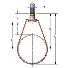 adjustable swivel ring hanger