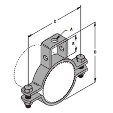Pipe Clamp for Sway Bracing